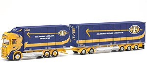(HO) スカニア CS20 ハイルーフ swedish ボックストラック `Malmbergs Akeri Gotland` (鉄道模型)