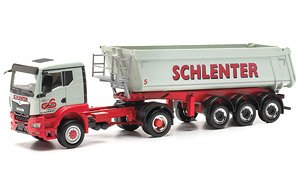 (HO) MAN TGS NN (4x4) Schmitz ダンプ セミトレーラー `Schlenter Aachen` (鉄道模型)