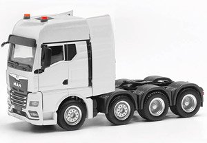 (HO) MAN TGX GX 大型トラクター 4軸 (エアサスペンション 8x4) ホワイト [MAN TGX GX ZM] (鉄道模型)