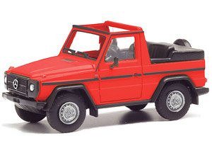 (HO) メルセデスベンツ Gクラスカブリオレ レッド [MB G-Modell] (鉄道模型)