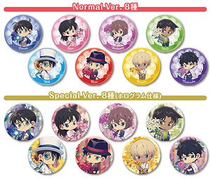 名探偵コナン トレーディング缶バッジ Flower For You Ver. (10個セット) (キャラクターグッズ)