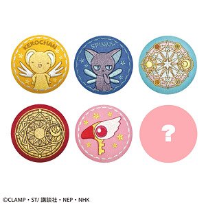 Cardcaptor Sakura Trading Embroidery Can Badge [Cardcaptor Sakura Vol.1] (Set of 6) (Anime Toy)
