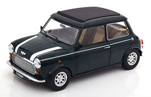 Mini Cooper Sunroof Dark Green / White LHD (Diecast Car)