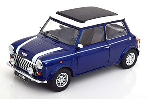 Mini Cooper Sunroof ブルーメタリック/ホワイト 左ハンドル (ミニカー)