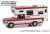 1995 Ford F-250 Long Bed with Winnebago Slide-In Camper - Bright Red and Oxford White (ミニカー) 商品画像1