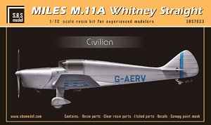Miles M.11A Whitney Straight `Civilian` (Plastic model)