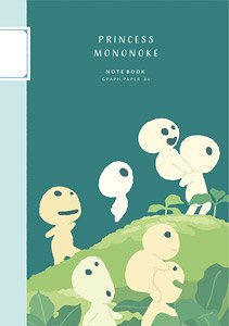 Princess Mononoke B6 Notebook Princess Mononoke Graphic (Anime Toy)