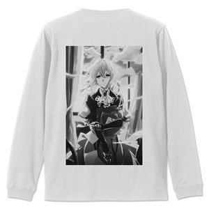 Violet Evergarden Long Sleeve T-Shirt White XL (Anime Toy)
