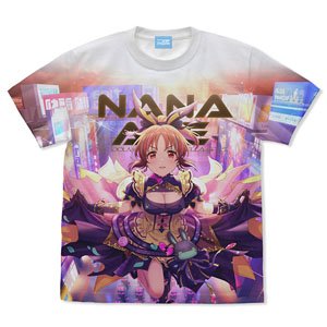 アイドルマスター シンデレラガールズ [トワイライト・ウサミン] 安部菜々 フルグラフィックTシャツ WHITE S (キャラクターグッズ)