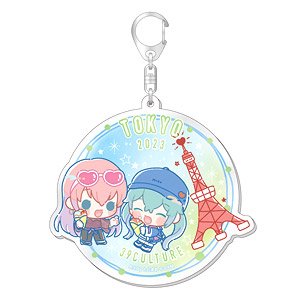 Hatsune Miku 39Culture 2023 Gotochi Acrylic Key Ring Tokyo (Anime Toy)