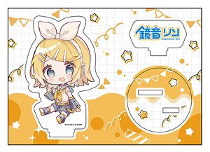 Piapro Characters Petanko Acrylic Figure Kagamine Rin (Anime Toy)