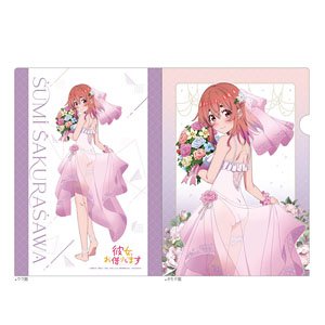 [Rent-A-Girlfriend] Clear File (Sumi Sakurasawa / Wedding Swimwear) (Anime Toy)
