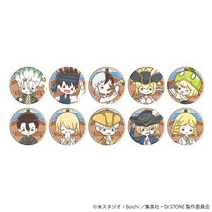 缶バッジ 「Dr.STONE」 11 ボックス (グラフアートイラスト) (10個セット) (キャラクターグッズ)