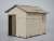 (O Narrow) Galvanized Iron Hut A (Enameled Signboard Included) [1:48, Unpainted Paper] (Unassembled Kit) (Model Train) Item picture1