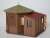 (O Narrow) Small Engine House [1:48, Colored Paper] (Unassembled Kit) (Model Train) Item picture3