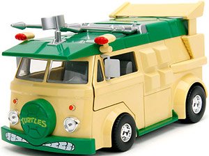 TMNT パーティー ワゴン ドナテロフィギュア付 (ミニカー)