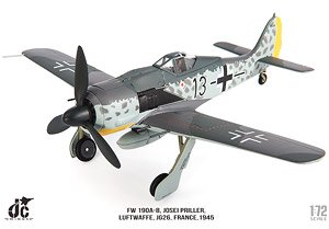 FW 190A-8 German Air Force JG26 France 1945 (Pre-built Aircraft)