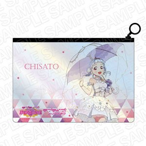 ラブライブ！スーパースター!! オーロラクリアポーチ 嵐千砂都 ジューンブライド ver (キャラクターグッズ)