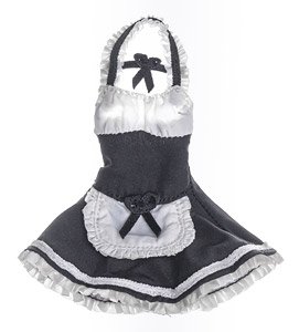 CS010A Maid Costume for 1/12 Action Figure (Black) (Fashion Doll)