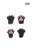CS011A 1/12スケール可動フィギュア用 肉球グローブ&シューズセット (ブラック) (ドール) 商品画像1