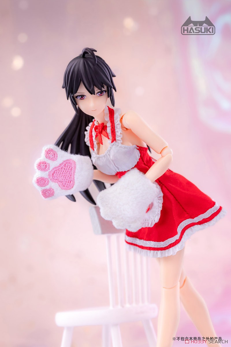 CS011B 1/12スケール可動フィギュア用 肉球グローブ&シューズセット (ホワイト) (ドール) その他の画像3