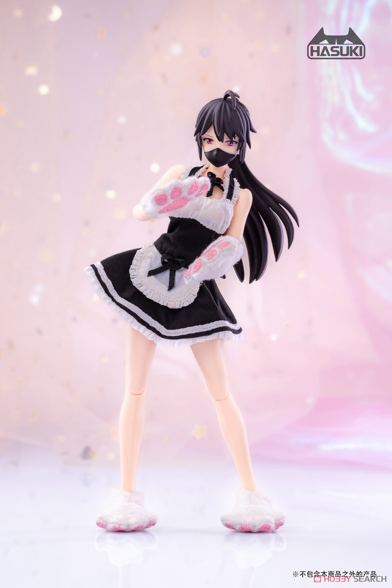 CS011B 1/12スケール可動フィギュア用 肉球グローブ&シューズセット (ホワイト) (ドール) その他の画像4