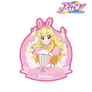 アイカツ！ 10th STORY ～未来へのSTARWAY～ 描き下ろしイラスト 星宮いちご アニマルコーデver. トラベルステッカー (キャラクターグッズ)
