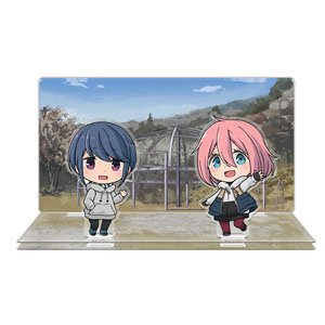 映画『ゆるキャン△』 アクリルジオラマ[なでしこ&リン] (キャラクターグッズ)