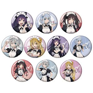 デート・ア・ライブIV 描き下ろしトレーディング缶バッジ メイド ver. (10個セット) (キャラクターグッズ)