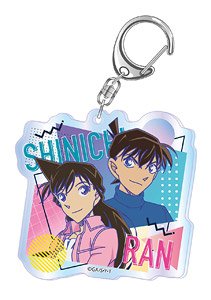 名探偵コナン オーロラアクリルキーホルダー ペア 工藤新一＆毛利蘭 (キャラクターグッズ)
