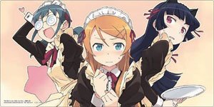 Bushiroad Rubber Mat Collection V2 Vol.901 Dengeki Bunko Ore no Imoto ga Konna ni Kawaii Wake ga Nai [Kirino Kosaka / Kuroneko / Saori Bajeena] (Card Supplies)