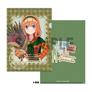 The Quintessential Quintuplets 3 Clear File -British Style- 4. Yotsuba Nakano (Anime Toy)