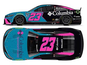 `ババ・ウォレス` #23 コロンビア スポーツウエア TOYOTA カムリ NASCAR 2023 (ミニカー)
