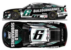 `ブラッド・ケセロウスキー` #6 BUILDSUBMARINES.COM フォード マスタング NASCAR 2023 (ミニカー)