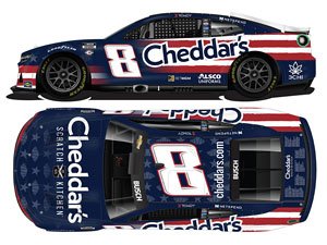 Kyle Busch #8 CHEDDAR`S SALUTES Chevrolet Camaro NASCAR 2023 (Diecast Car)