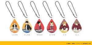 Haikyu!! Trading Shizuku Type Acrylic Key Ring Rain (Set of 6) (Anime Toy)