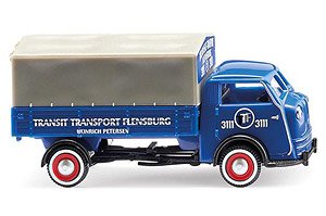 (HO) テンポ マタドール ハイサイドフラットベッド 「Transit Transport Flensburg」 (鉄道模型)
