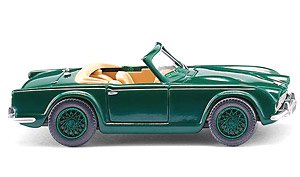 (HO) トライアンフ TR4 モスグリーン (鉄道模型)