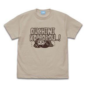 TVアニメ『江戸前エルフ』 お家にこもろう Tシャツ SAND BEIGE M (キャラクターグッズ)