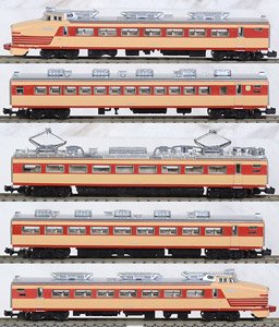 (Z) J.N.R. Series 485 Limited Express Early Type `Raicho` J.N.R. Color Standard Five Car Set (Basic 5-Car Set) (Model Train)