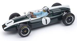 Cooper T53 1960 British GP Winner #1 J.Brabham w/Driver Figure (Diecast Car)