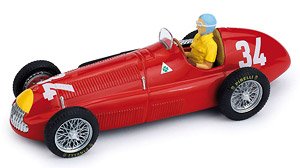 アルファ ロメオ 158 1950年モナコGP 優勝 ＃34 Juan Manuel Fangio ドライバーフィギュア付 (ミニカー)