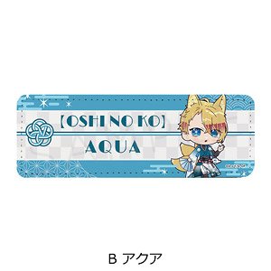 【推しの子】 レザーバッジ(ロング) B (アクア) (キャラクターグッズ)