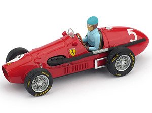 Ferrari 500 F2 1953 British GP Winner #5 A.Ascari w/Driver Figure (Diecast Car)
