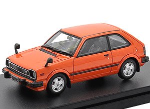 Honda CIVIC CX (1979) オレンジ (ミニカー)