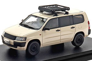 Toyota PROBOX Lift Up Custom (2010) ベージュ (ミニカー)