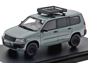 Toyota PROBOX Lift Up Custom (2010) グリニッシュグレー (ミニカー)
