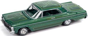 1964 シェビー インパラ ローライダー グリーン (ミニカー)