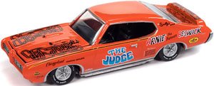 1969 Pontiac GTO Orange (Diecast Car)