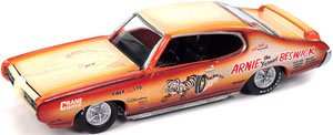 1969 ポンティアック GTO オレンジクリームフェード (ミニカー)